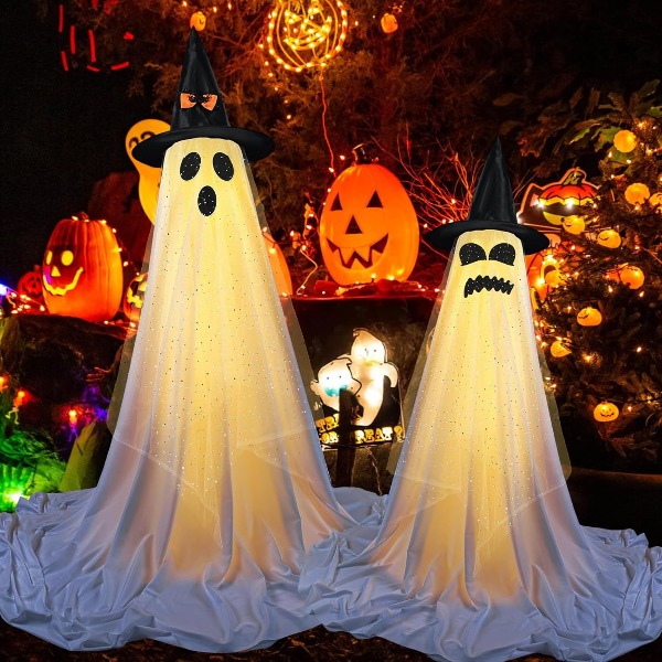 Decor Lighting Pack - 2 Packs Halloween Decorations Outdoor Indoor