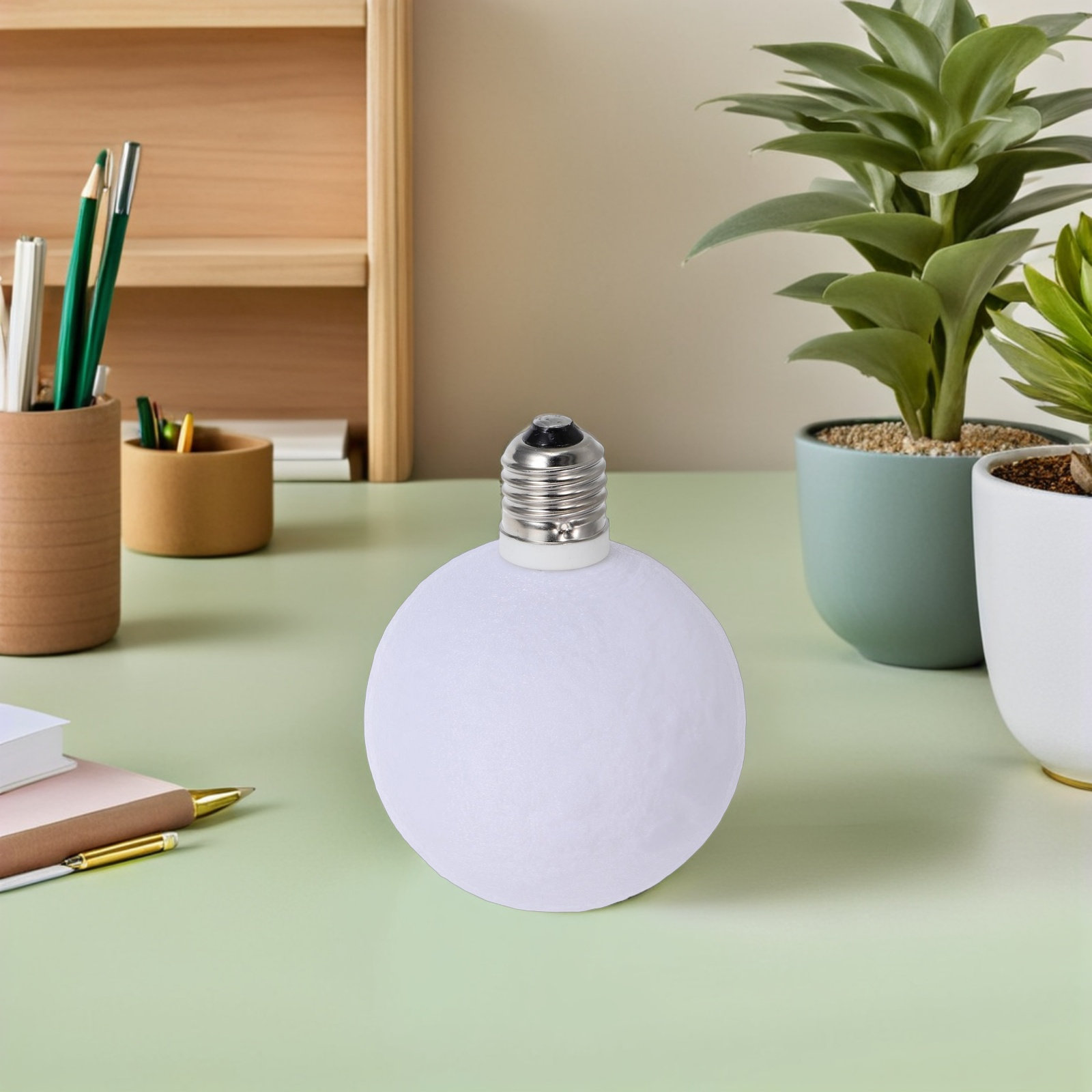 Lighting Decor For Room - Modern Moon Shape Lamp 3D Printed