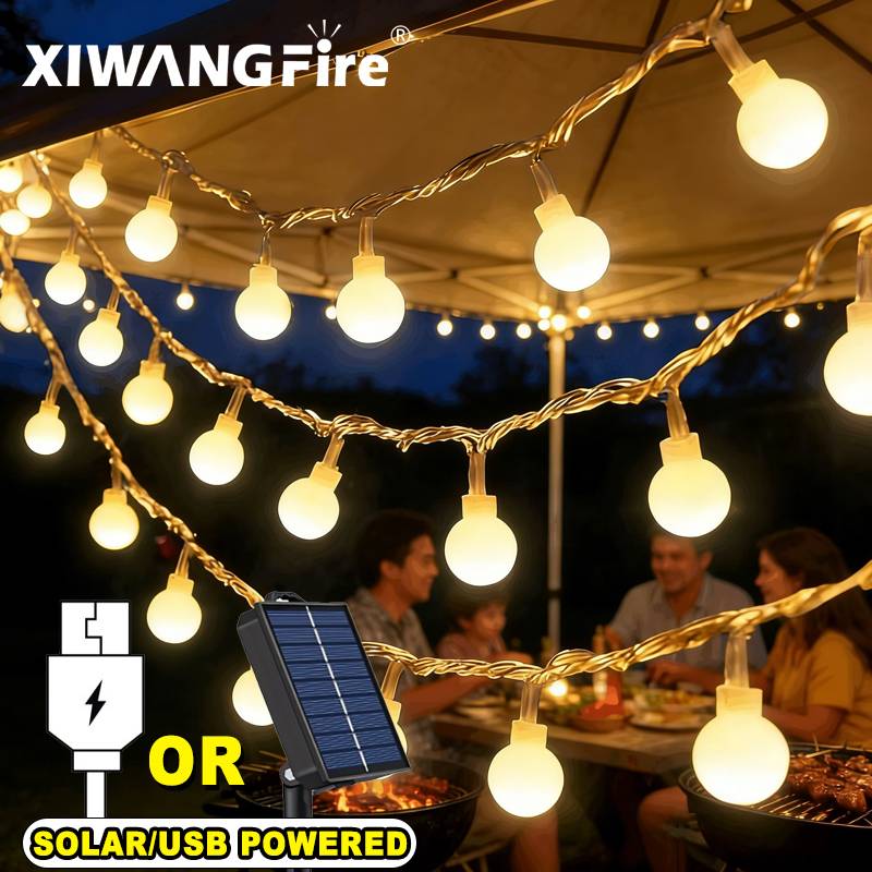 3-10M Solar/USB/Battery String - Lighting Decor For Room ulasan dan harga