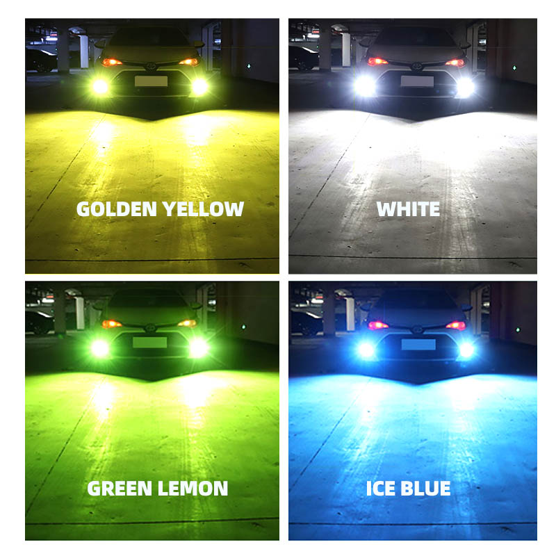 2xCar LED Front Fog Lights Lam - Colour Changing Bulb ulasan dan harga