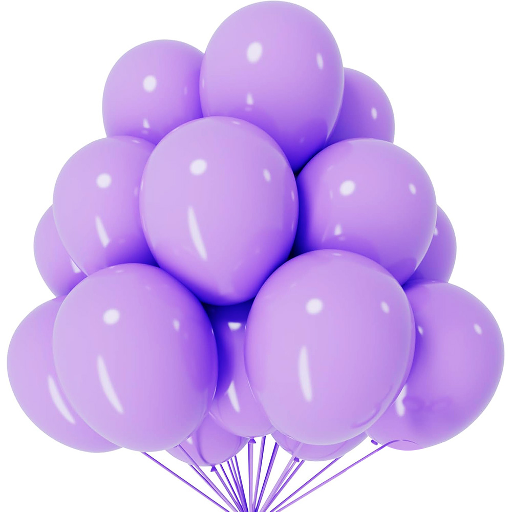 Light Purple Latex Balloon 5-1 - Decor Lighting Pack ulasan dan harga