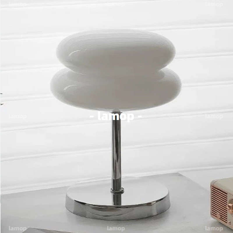 Bauhaus Cream‑Globe Table Lamp - Lighting Decor For Room ulasan dan harga