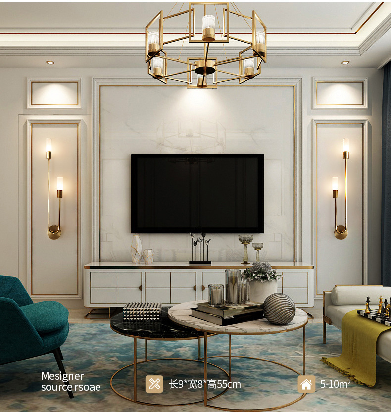 Retro Background Living Room A - Lighting Decor For Room ulasan dan harga