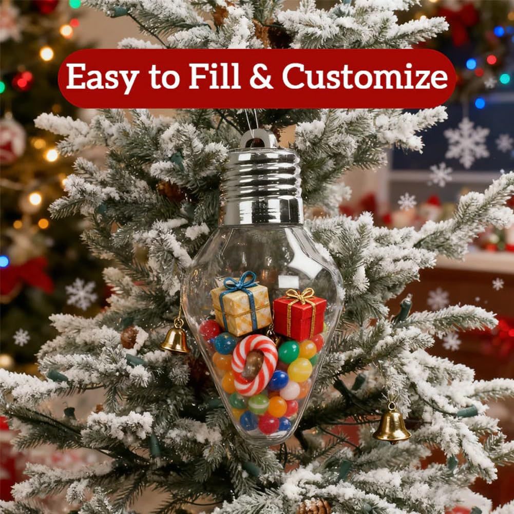 Christmas Bulb Gift Jar Christ - Home Decor Lighting Tree ulasan dan harga