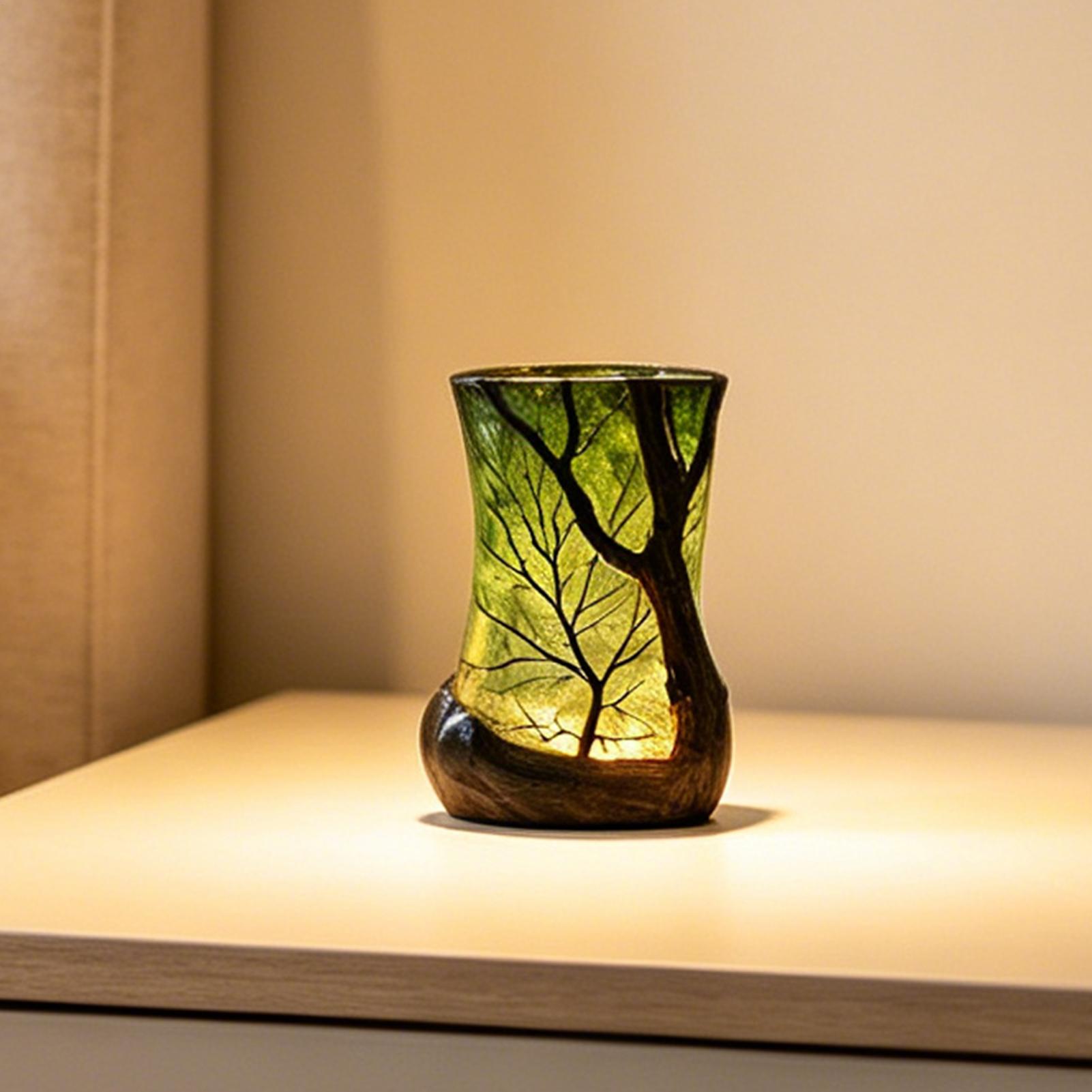 Bedside Table Lamp Forest Nigh - Lighting Decor For Room ulasan dan harga