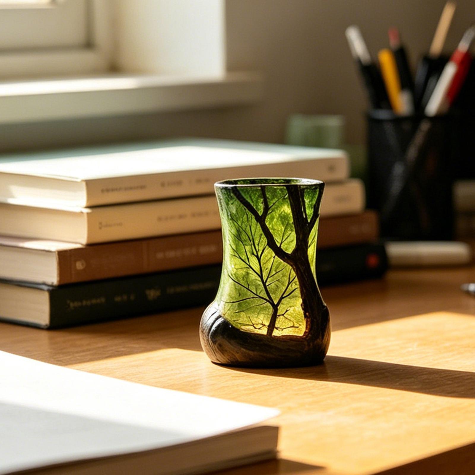 Bedside Table Lamp Forest Nigh - Lighting Decor For Room ulasan dan harga