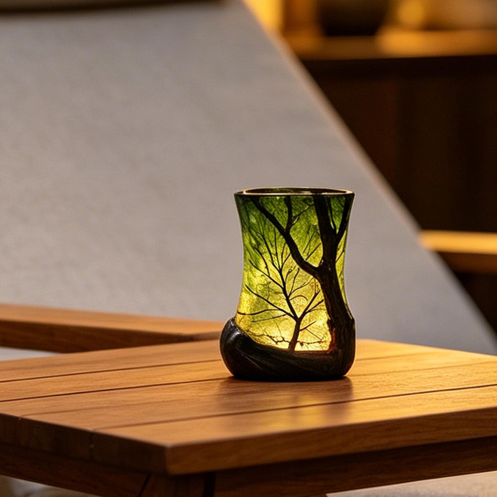 Bedside Table Lamp Forest Nigh - Lighting Decor For Room ulasan dan harga