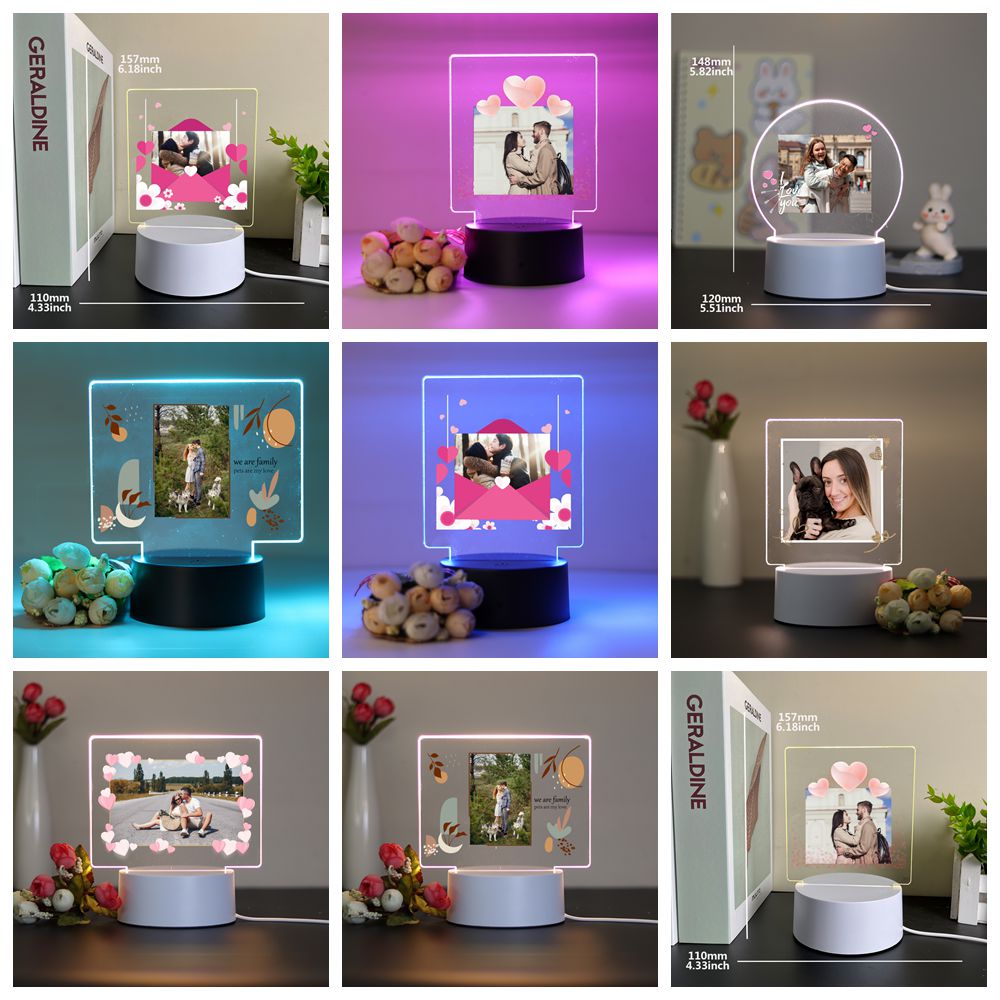1 pc Personalize Custom Photo  - Lighting Decor Photos ulasan dan harga