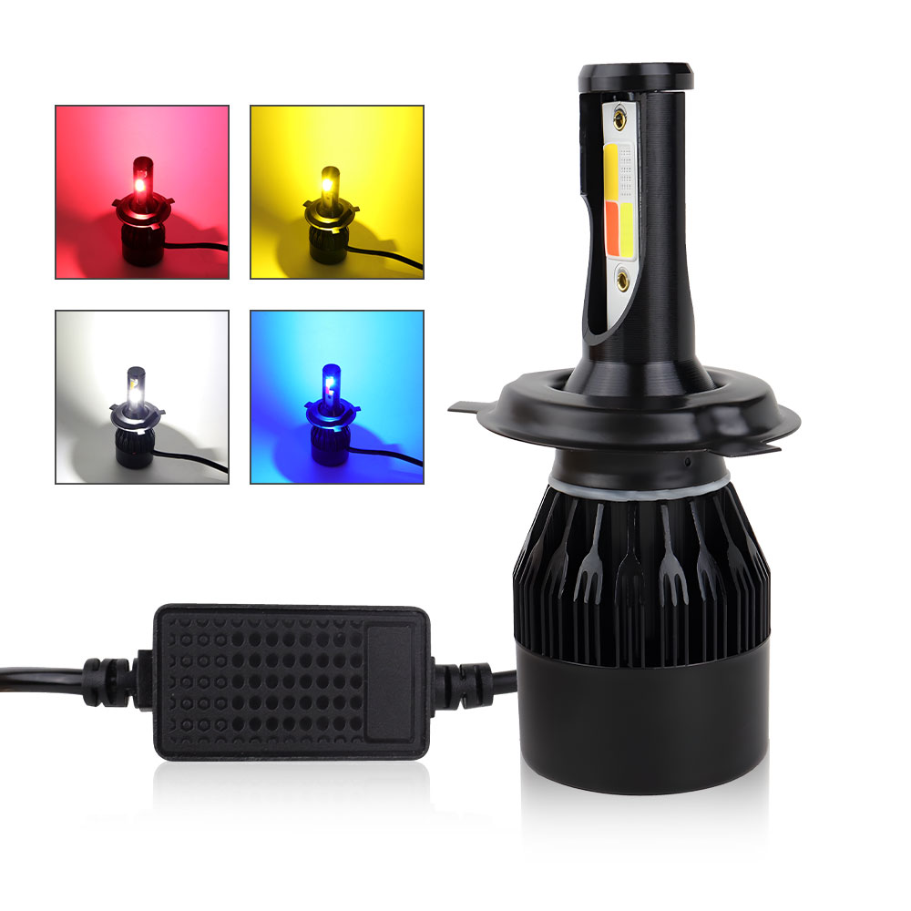 Flash Automobiles Lamp 4 Color - Colour Changing Bulb ulasan dan harga