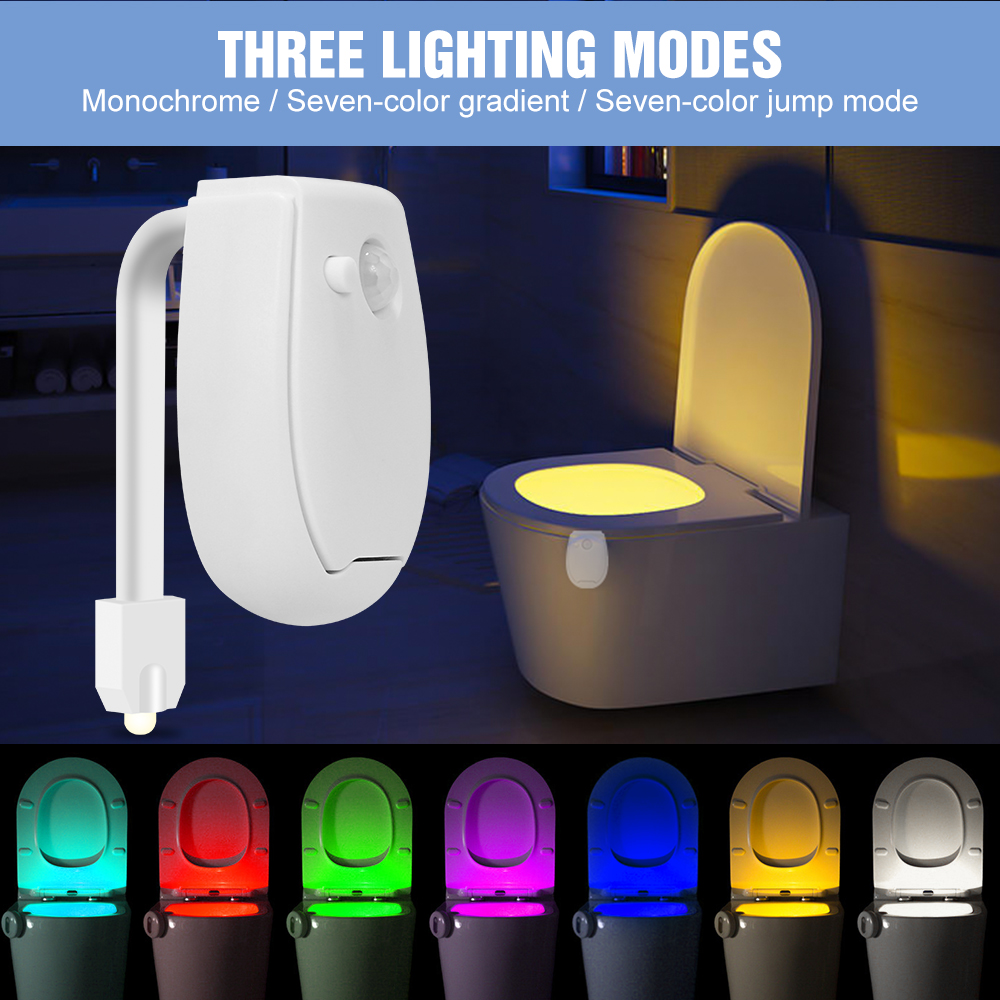 2-Packs LED Toilet Lamp Smart  - Colour Changing Bulb ulasan dan harga
