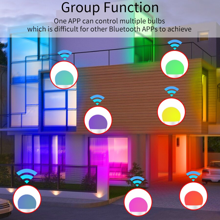 Tuya Bluetooth LED Bulb Dimmab - Colour Changing Bulb ulasan dan harga