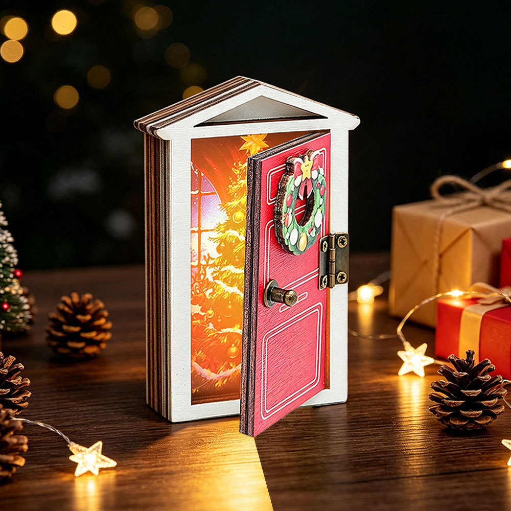 Christmas Light Up Elf Wooden  - Santa'S Elves Holiday Lighting & Decor Llc ulasan dan harga