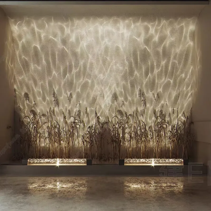 Smart 3D Wall Wash Flame Proje - Lighting Decor For Room ulasan dan harga