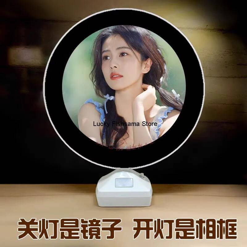 Bai Lu Themed Mirror Photo Fra - Lighting Decor Photos ulasan dan harga