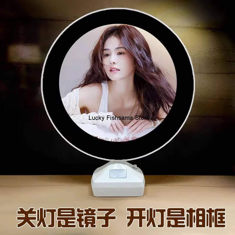 Bai Lu Themed Mirror Photo Fra - Lighting Decor Photos ulasan dan harga