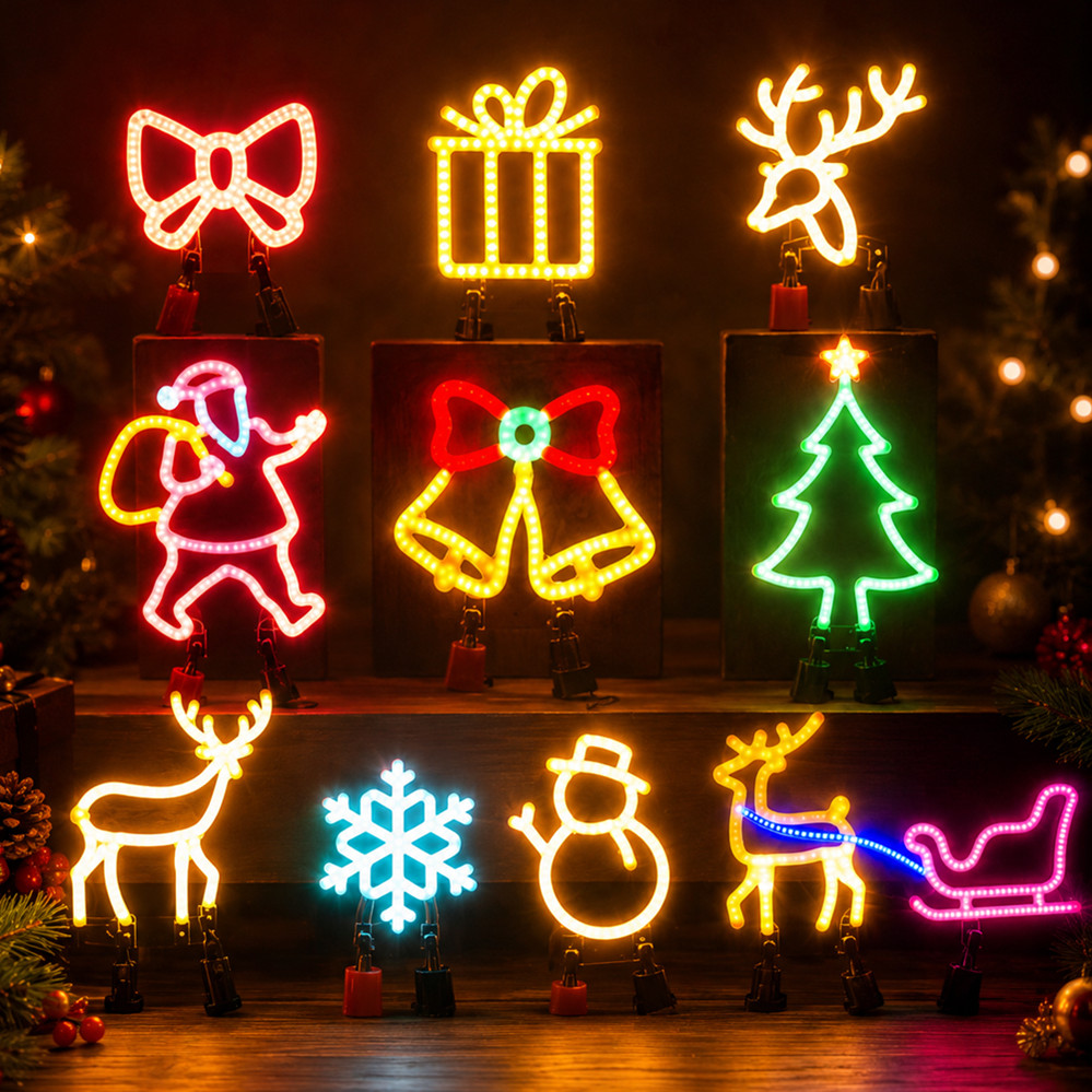 Christmas Decoration LED Neon  - Wall Decor Lighting ulasan dan harga
