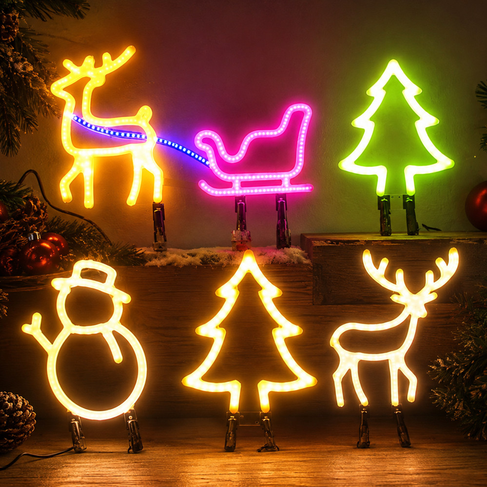 Christmas Decoration LED Neon  - Wall Decor Lighting ulasan dan harga