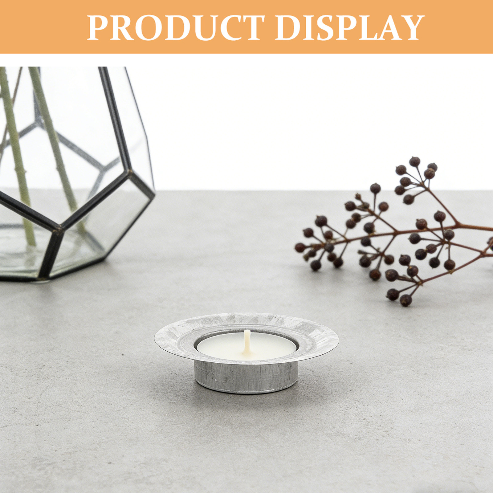 Stainless Steel Tea Light Cup  - Decor Lighting Pack ulasan dan harga