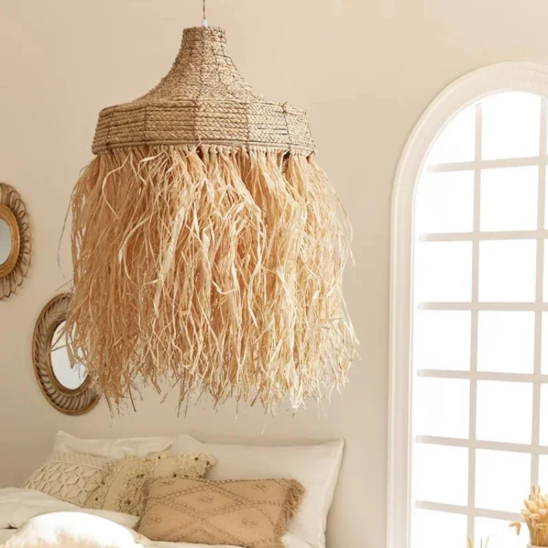 Handmade Woven Rattan Grass Pe - Decor Lighting Australia ulasan dan harga