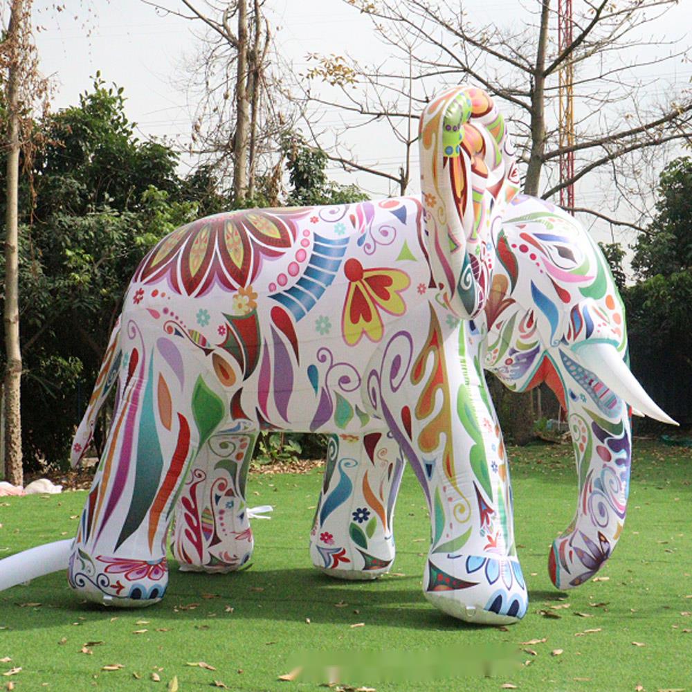 Colorful Giant Elephant With L - Decor Lighting The Parade ulasan dan harga