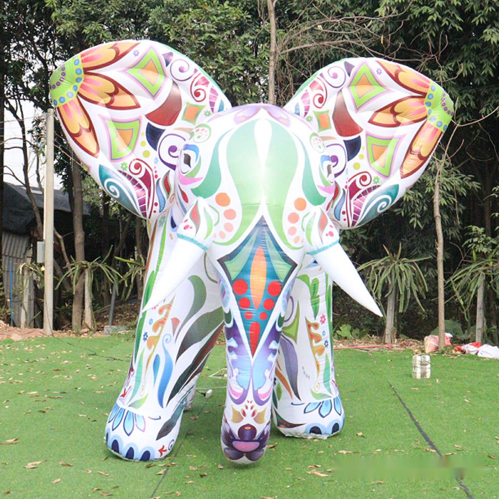 Colorful Giant Elephant With L - Decor Lighting The Parade ulasan dan harga