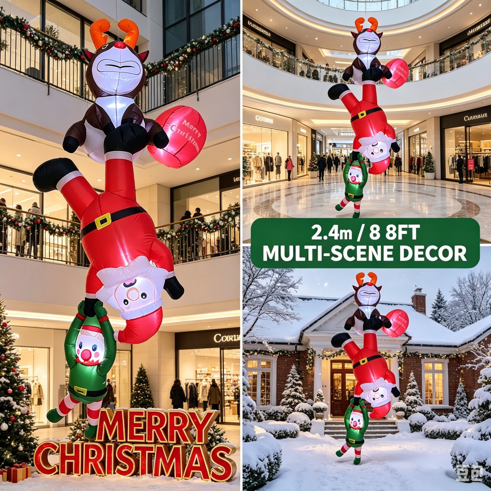 2.4M Hanging Inflatable Christ - Santa'S Elves Holiday Lighting & Decor Llc ulasan dan harga