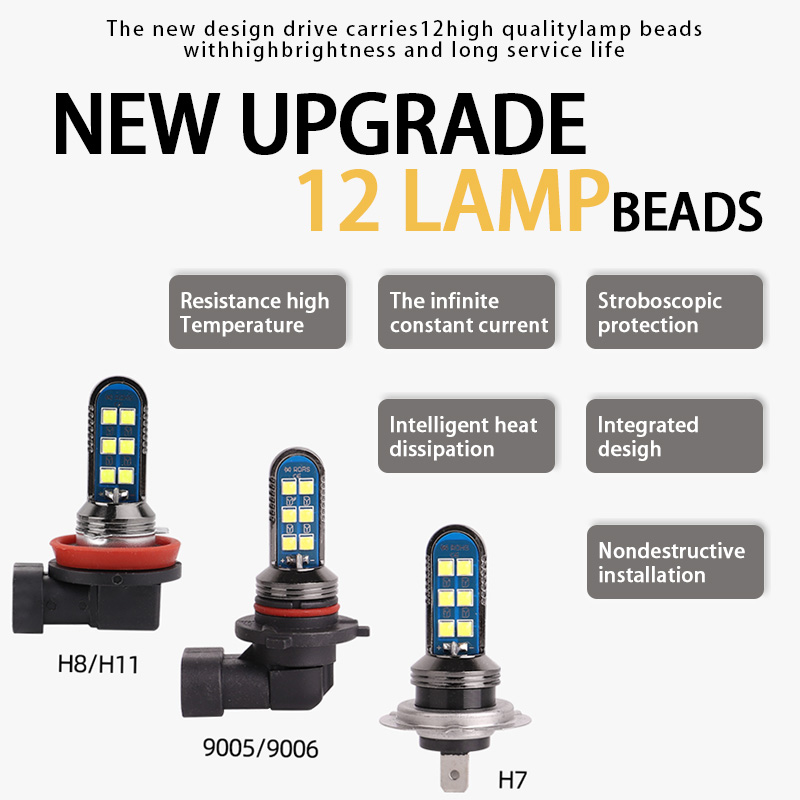 2Pcs 7 Colors Green Orange H7  - Colour Changing Bulb ulasan dan harga