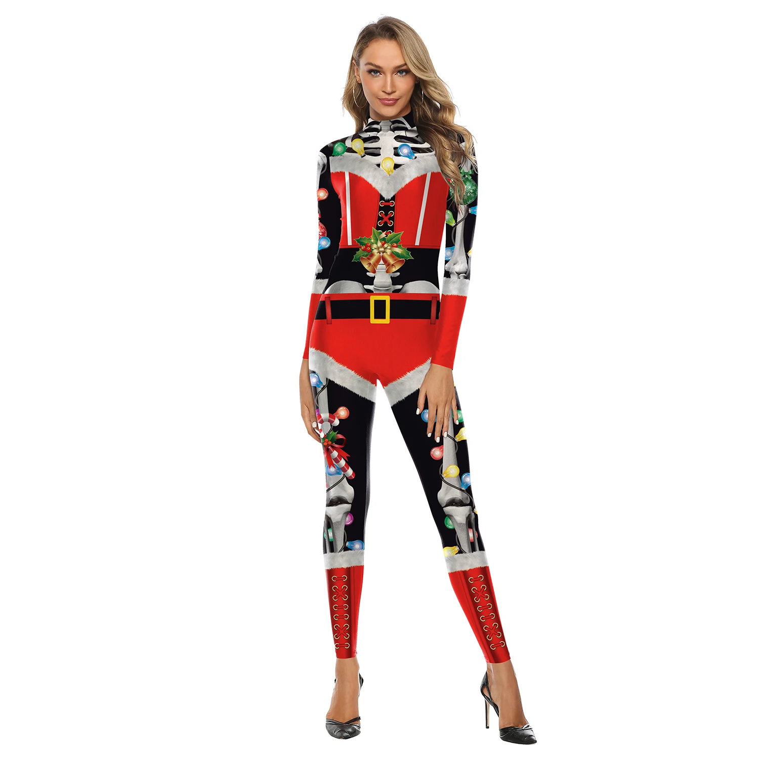 Christmas Skeleton Jumpsuit Ad - Santa'S Elves Holiday Lighting & Decor Llc ulasan dan harga