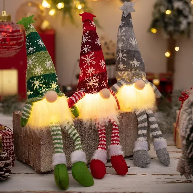 Christmas Faceless Doll Gnome  - Home Decor Lighting Tree ulasan dan harga