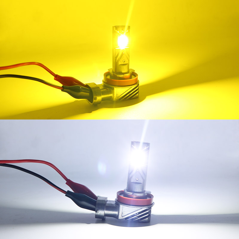 2PCS Car LED Front Fog Lights  - Colour Changing Bulb ulasan dan harga
