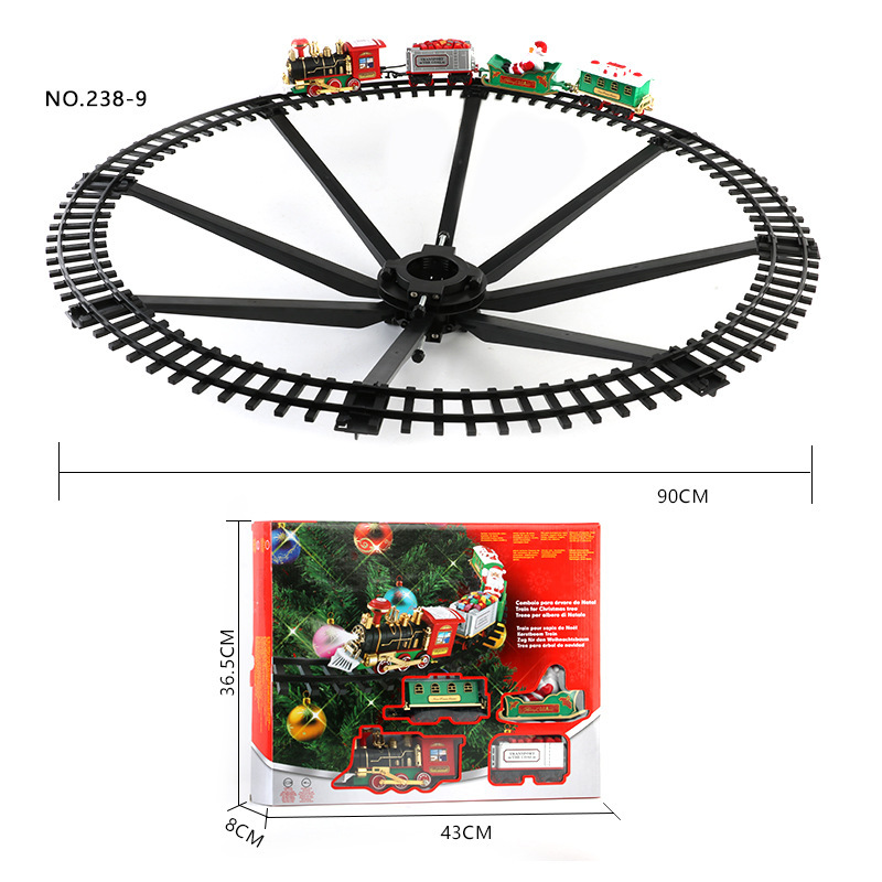 Electric Christmas Train Set M - Home Decor Lighting Tree ulasan dan harga