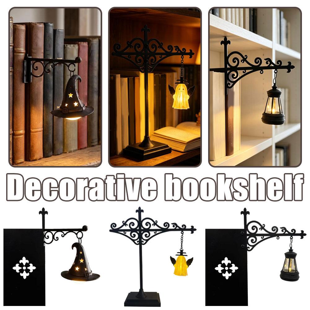 Retro Gothic Bookshelf Lamp Li - Lighting Decoration For Home ulasan dan harga