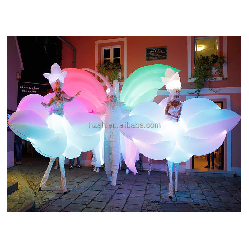 Fancy White Inflatable Flower  - Decor Lighting The Parade ulasan dan harga