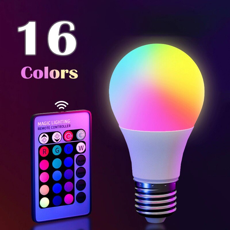 16 Colors RGB Bulb LED Multico - Colour Changing Bulb ulasan dan harga