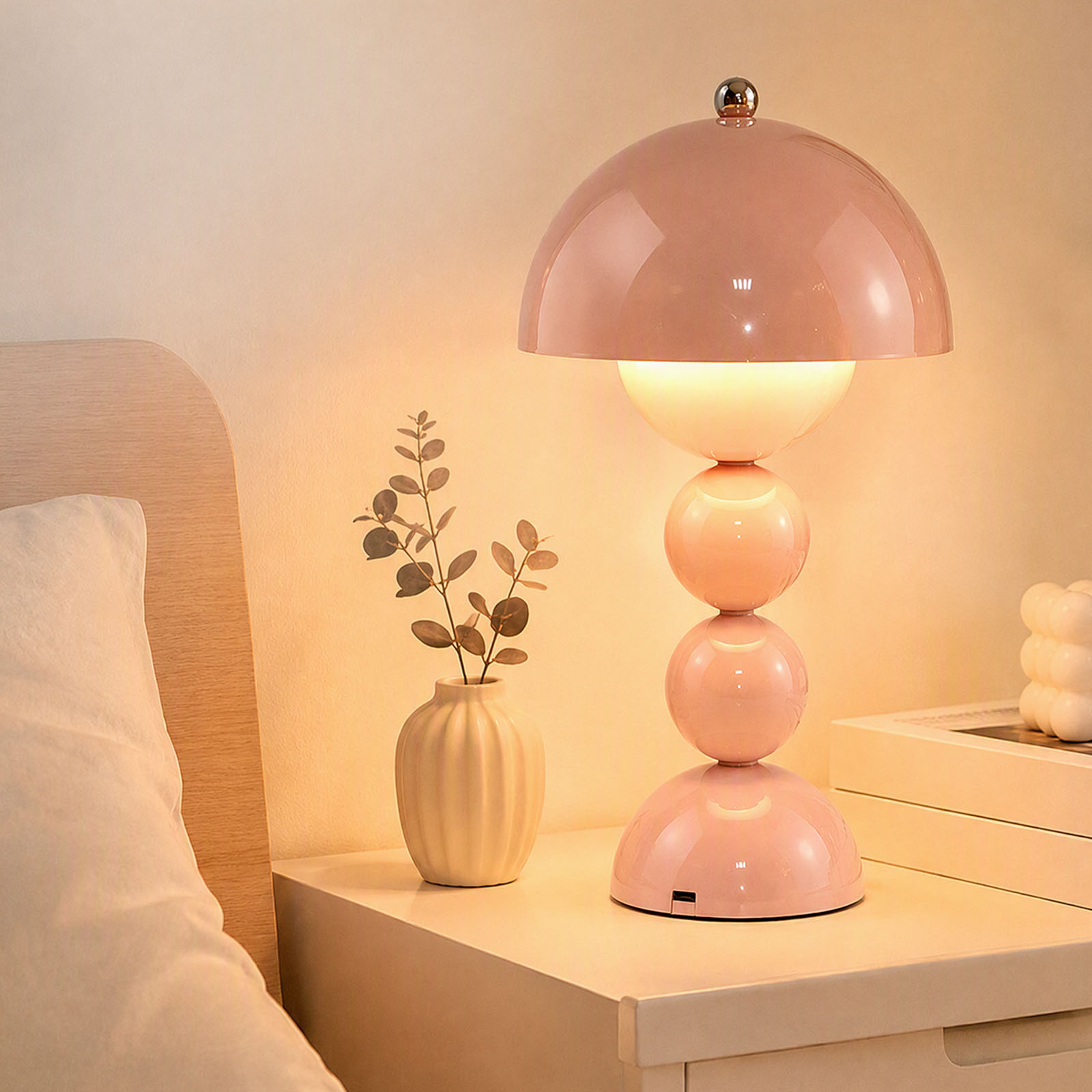 Vintage Mushroom Table Lamp US - Lighting Decor For Room ulasan dan harga